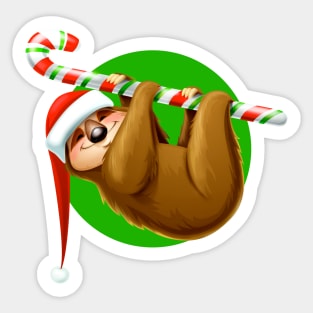 Holiday Sloth Sticker